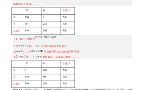 专题12一次函数实际应用的四类综合题型（压轴题专项训练）（教师版）_北师大初中数学_8上-北师大版初中数学_初中数学北师大8上-2025秋季新版_第二套推荐25_08专项讲练