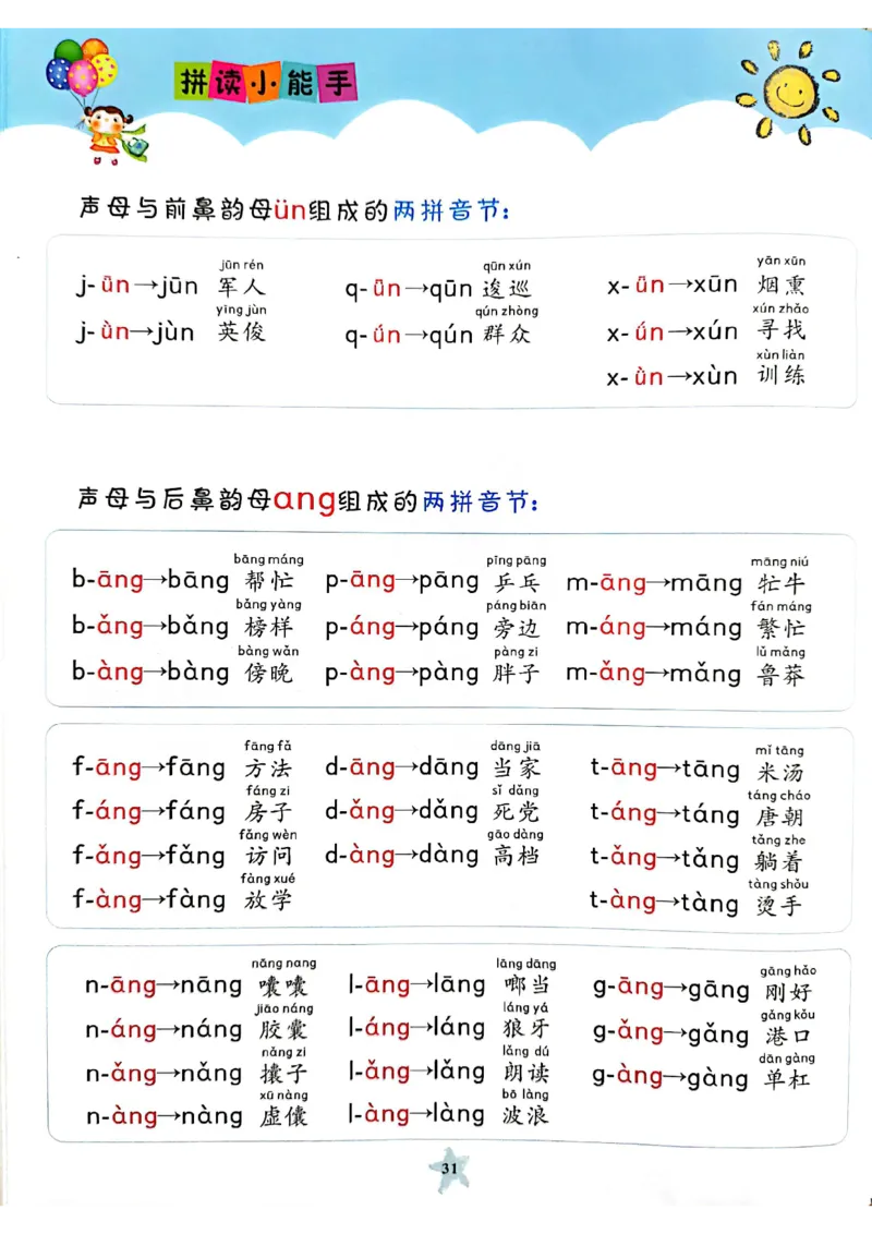 11_3_拼读小能手_小学1-6年级常用的上册资源汇总_一年级上册资料