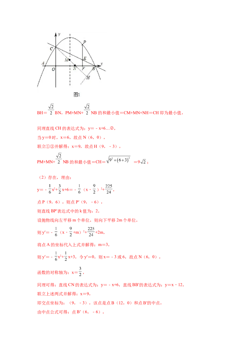 专题2.35二次函数背景下矩形、菱形、正方形存在性问题（专项练_北师大初中数学_9下-北师大版初中数学_05习题试卷_1课时练习_同步练习（第2套）