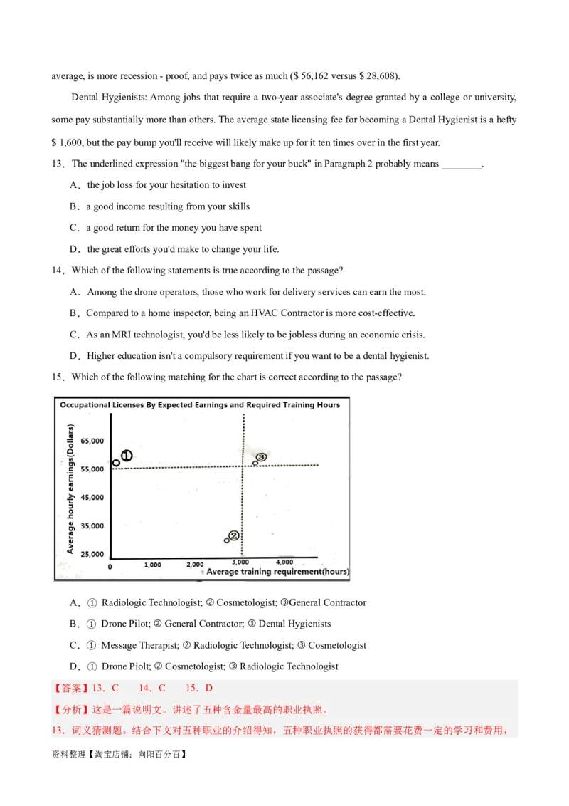 专题23阅读理解之细节理解题-2024年新高考英语一轮复习练小题刷大题提能力（解析版）_03高考英语_新高考复习资料_2024年新高考资料_一轮复习资料_第二部分刷大题_答案解析版