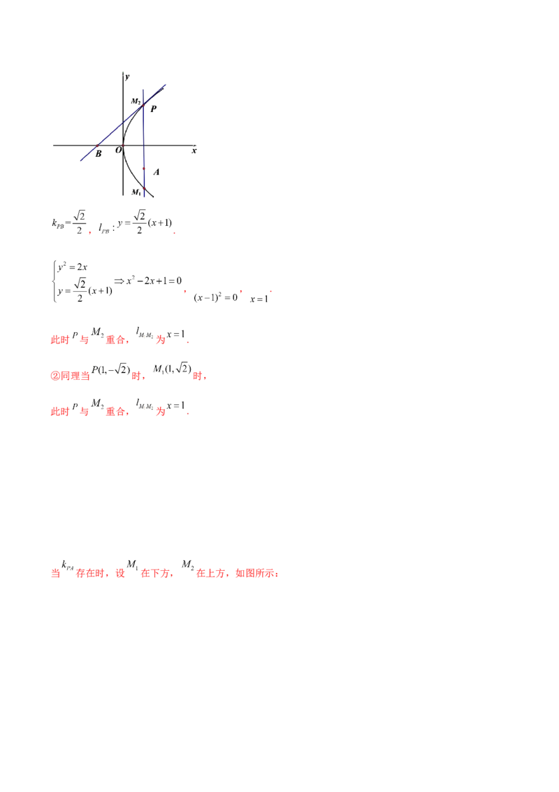 专题30圆锥曲线求过定点大题100题(解析版)_02高考数学_新高考复习资料_2022年新高考资料_千题百练2022高考数学