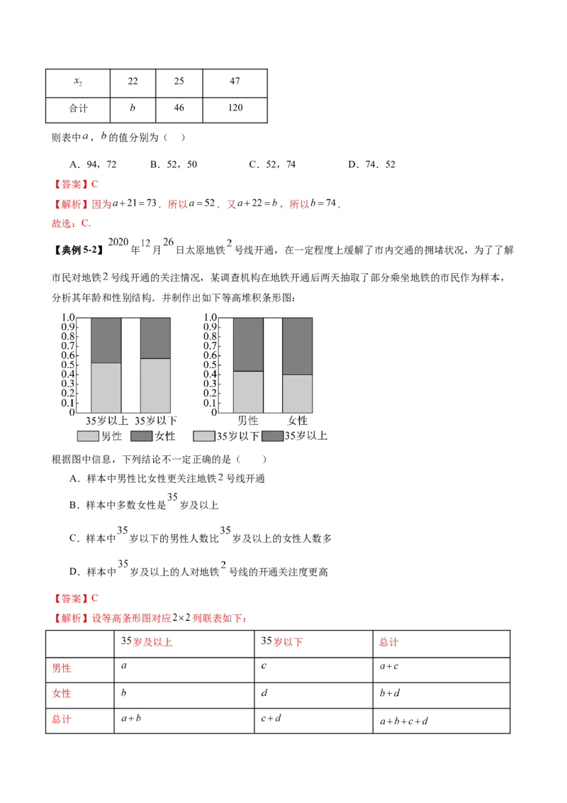 专题21概率与统计常考小题归类（讲义）（解析版）_02高考数学_2025年新高考资料_二轮复习_上好课2025年高考数学二轮复习讲练测（新高考通用）3379306