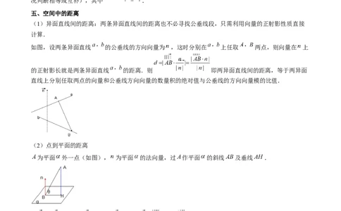 专题20空间向量与立体几何初步（思维导图+知识清单+核心素养分析+方法归纳）_02高考数学_2025年新高考资料_一轮复习