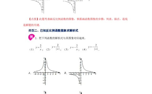 专题6.4反比例函数的图象和性质（知识讲解）-2022-2023学年九年级数学上册基础知识专项讲练（北师大版）_北师大初中数学_9上-北师大版初中数学_06专项讲练