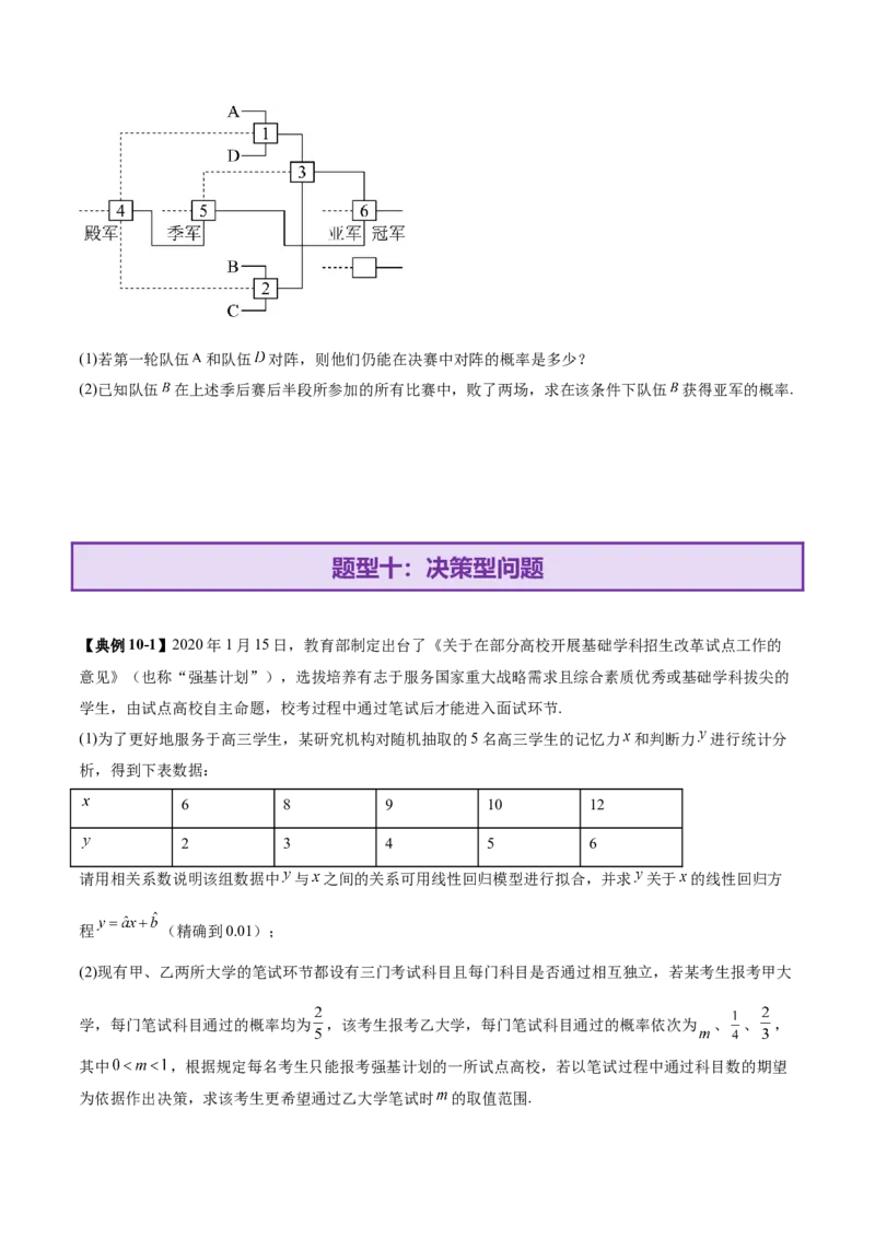 专题22概率与统计的综合应用与高级分析（讲义）（原卷版）_02高考数学_2025年新高考资料_二轮复习_01高考语文等多个文件_上好课2025年高考数学二轮复习讲练测（新高考通用）