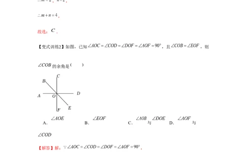 专题2.1相交线与平行线（解析版）_北师大初中数学_7下-北师大版初中数学_7下-初中数学北师大版（旧版）赠送_06专项讲练