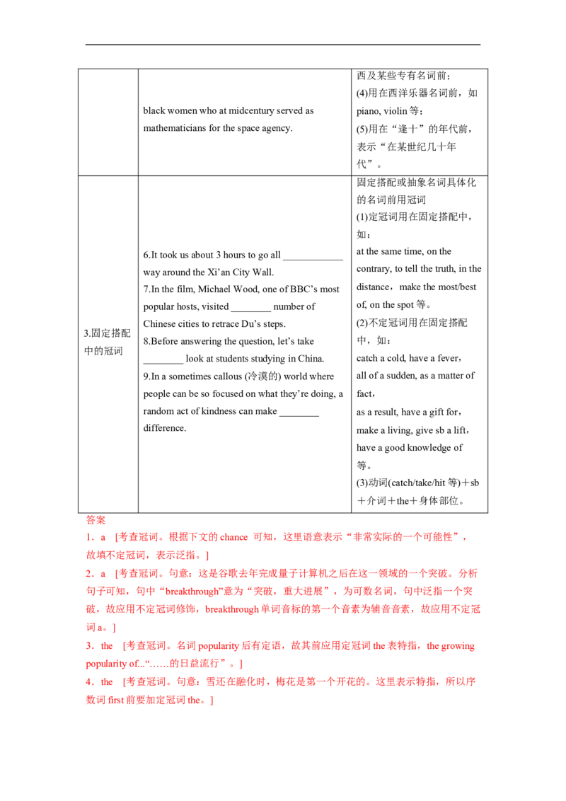 专题24语法填空之无提示词（原卷版）_03高考英语_通用版（老高考）复习资料_2023年复习资料_二轮复习_2023年高考英语毕业班二轮热点题型归纳与变式演练（全国通用）