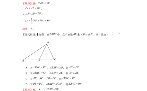 专题1.3直角三角形（解析版）_北师大初中数学_8下-北师大版初中数学_旧版-可参考_06专项讲练_八年级数学下册单元题型精练（基础题型+强化题型）（北师大版）