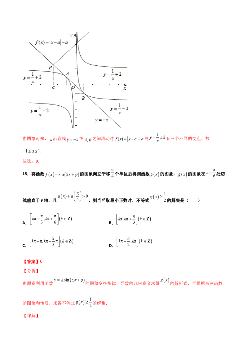 专题32导数几何意义问题必刷100题(解析版)_02高考数学_新高考复习资料_2022年新高考资料_千题百练2022高考数学