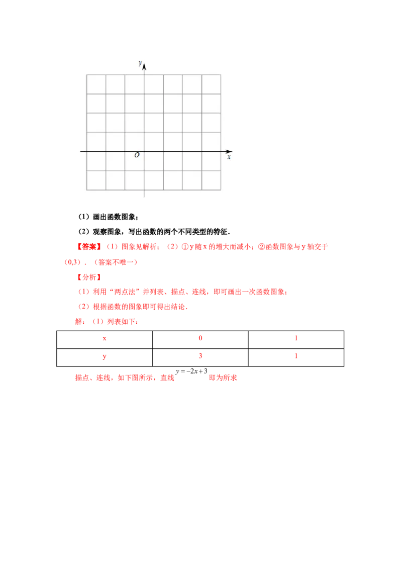 专题4.9一次函数的图象和性质（知识讲解）-2021-2022学年八年级数学上册基础知识专项讲练（北师大版）_北师大初中数学_8上-北师大版初中数学_旧版_06专项讲练