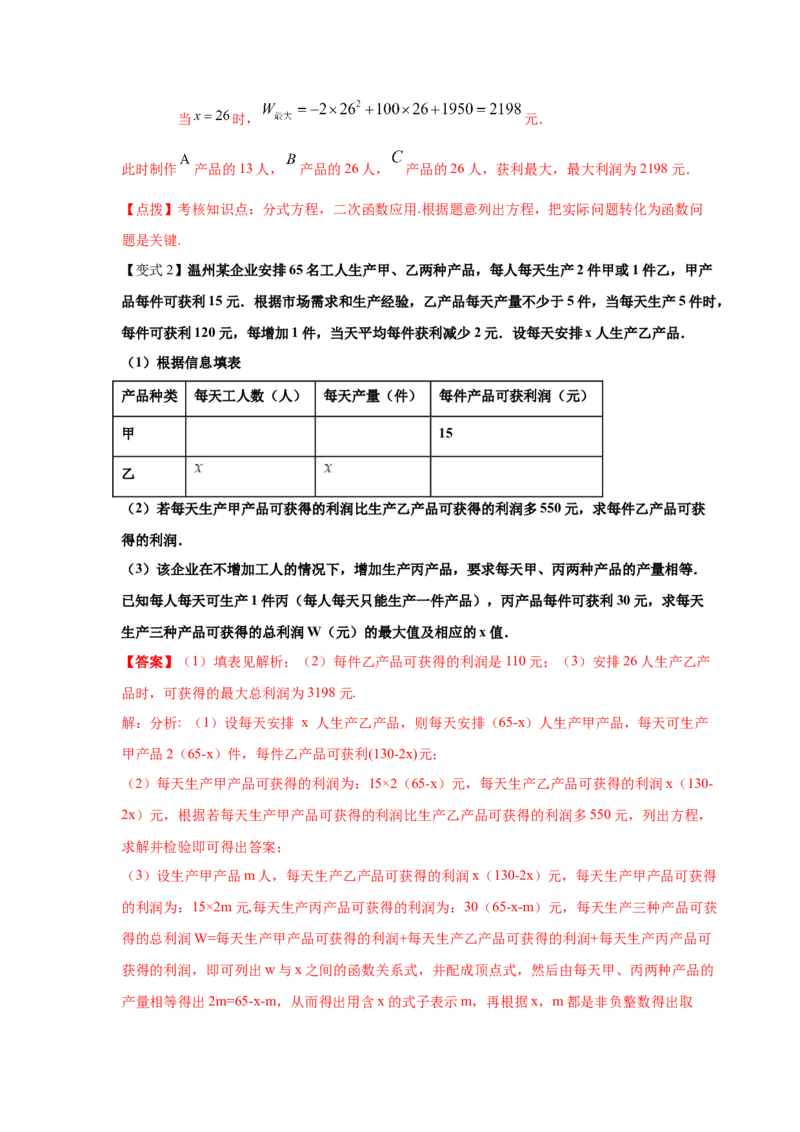 专题2.27用二次函数解决问题（知识讲解）-九年级数_北师大初中数学_9下-北师大版初中数学_05习题试卷_1课时练习_同步练习（第2套）