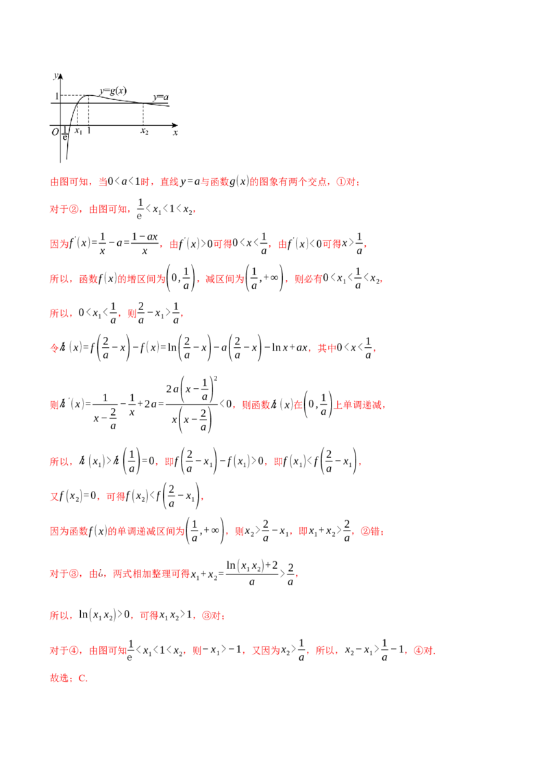 专题3.6导数的综合应用（练习）（举一反三）（新高考专用）（解析版）_02高考数学_2025年新高考资料_二轮复习_2025年高考数学二轮复习举一反三专练（新高考专用）3379928
