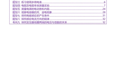 专题20电学实验（练习）（原卷版）_03高考英语_2025年新高考资料_二轮复习_01高考语文等多个文件_上好课2025年高考物理二轮复习讲练测（新高考通用）