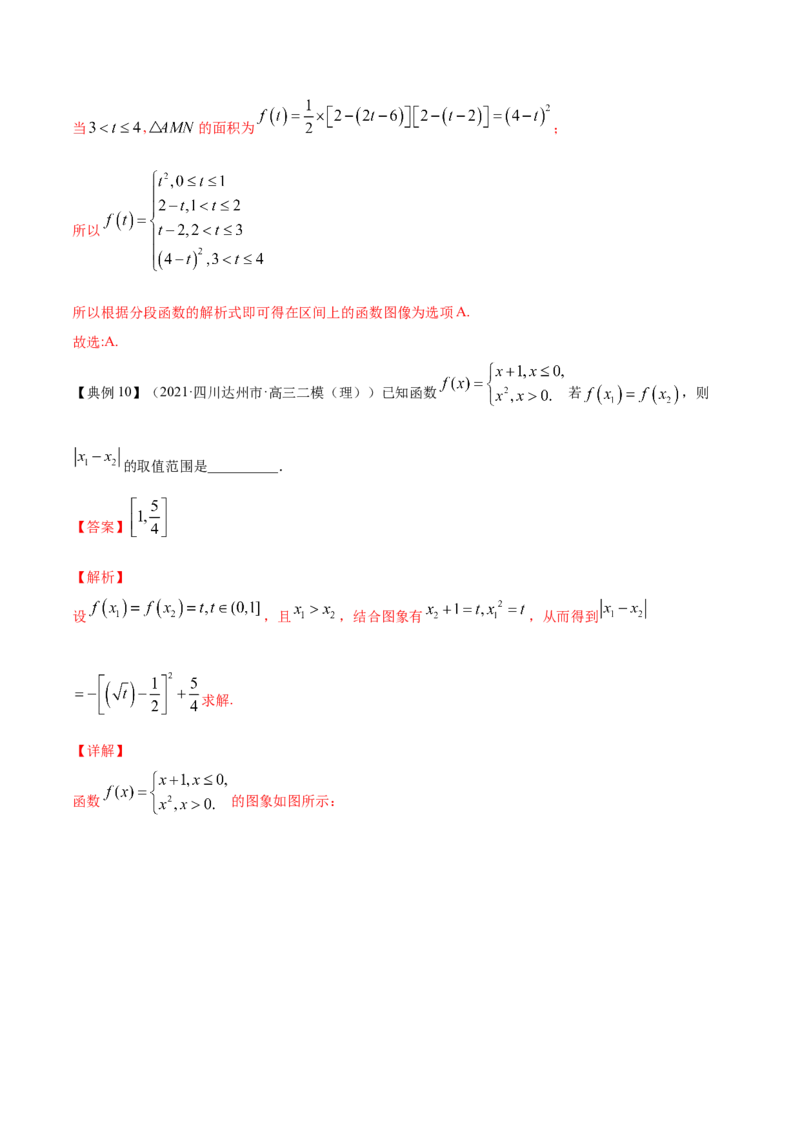 专题3.1函数的概念及其表示2022年高考数学一轮复习讲练测（新教材新高考）（讲）解析版_02高考数学_新高考复习资料_2022年新高考资料