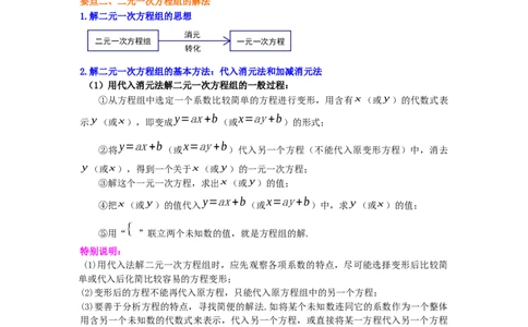 专题5.31《二元一次方程组》全章复习与巩固（知识讲解）-2021-2022学年八年级数学上册基础知识专项讲练（北师大版）_北师大初中数学_8上-北师大版初中数学_旧版_06专项讲练