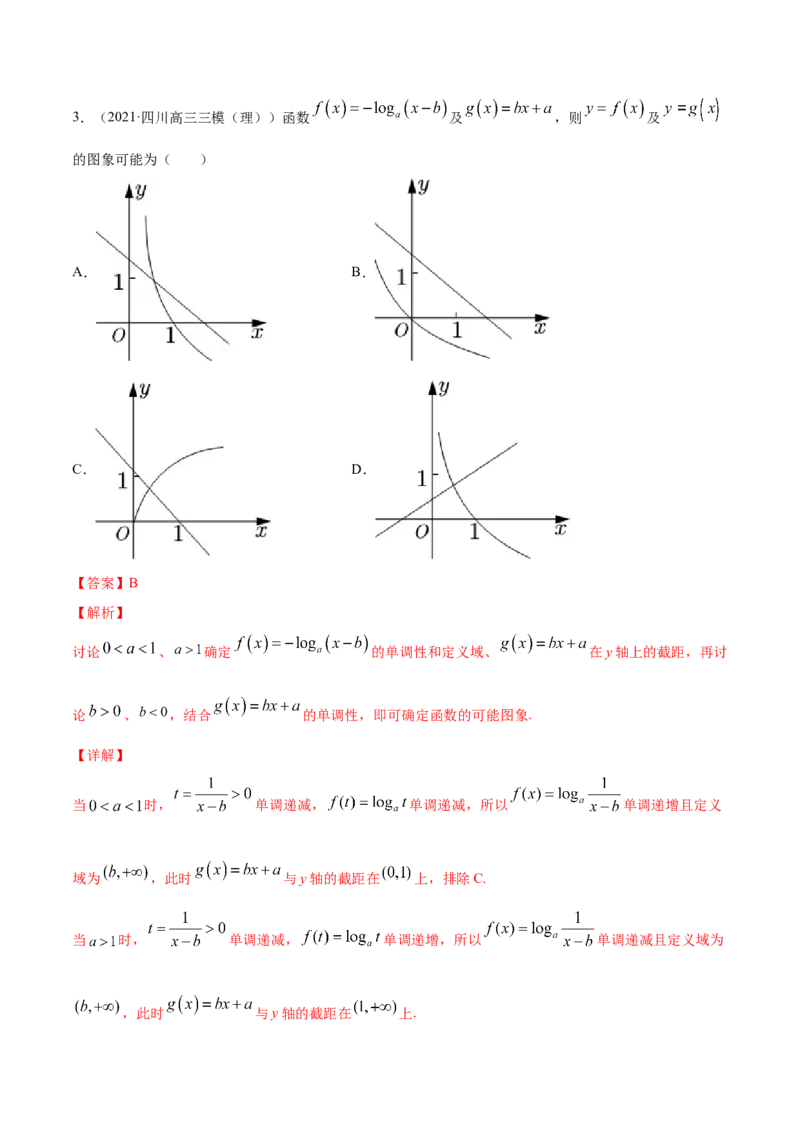 专题3.6对数与对数函数2022年高考数学一轮复习讲练测（新教材新高考）（讲）解析版_02高考数学_新高考复习资料_2022年新高考资料