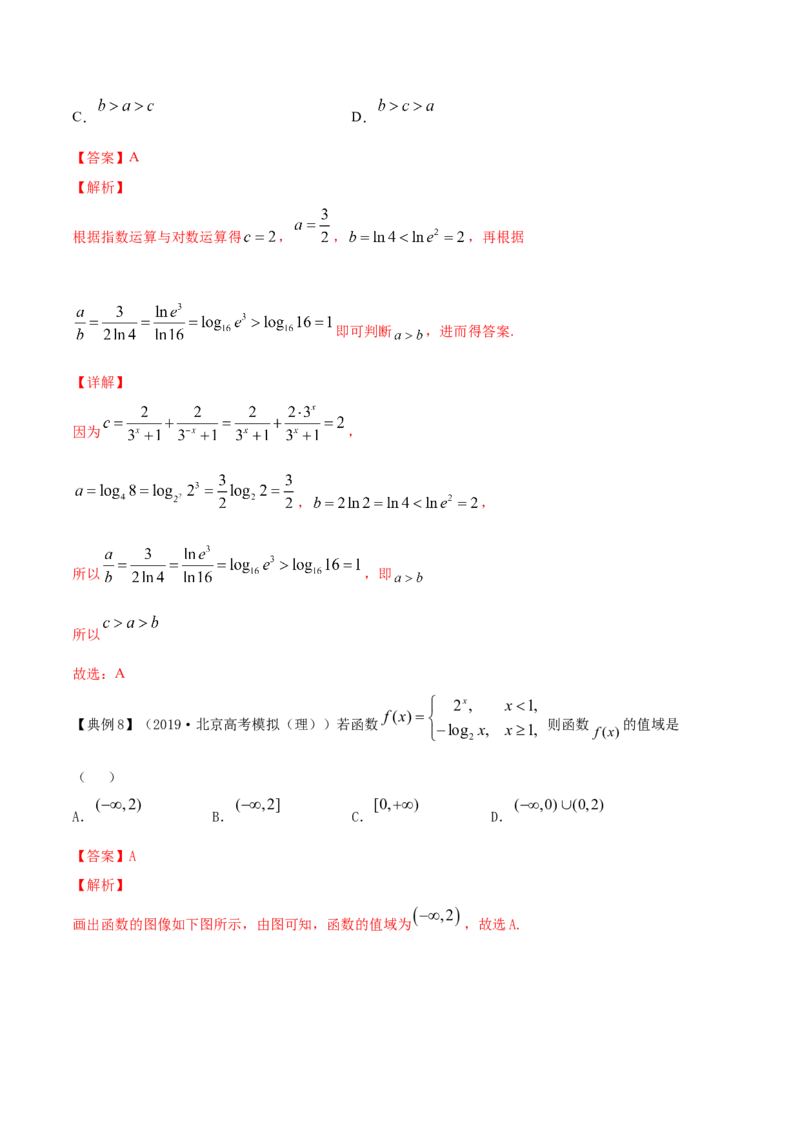 专题3.6对数与对数函数2022年高考数学一轮复习讲练测（新教材新高考）（讲）解析版_02高考数学_新高考复习资料_2022年新高考资料