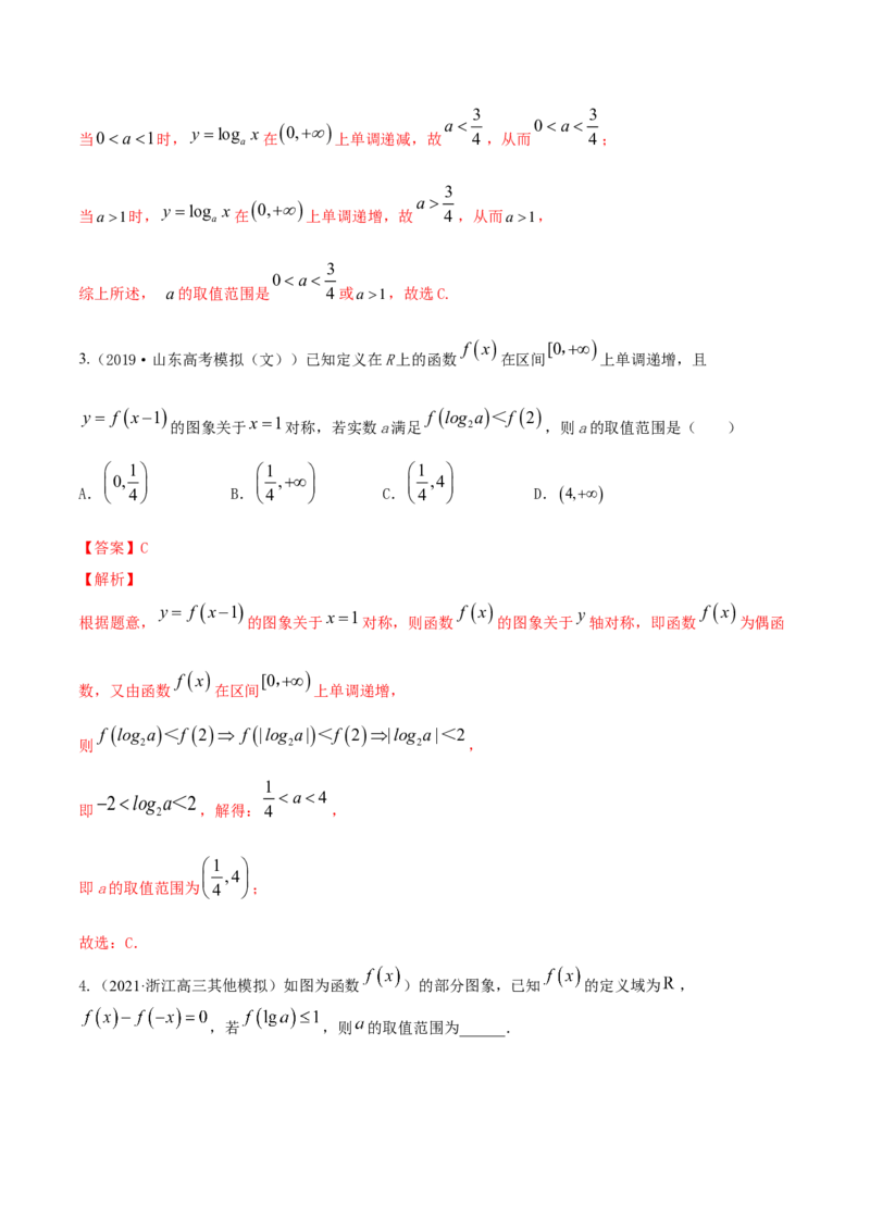 专题3.6对数与对数函数2022年高考数学一轮复习讲练测（新教材新高考）（讲）解析版_02高考数学_新高考复习资料_2022年新高考资料