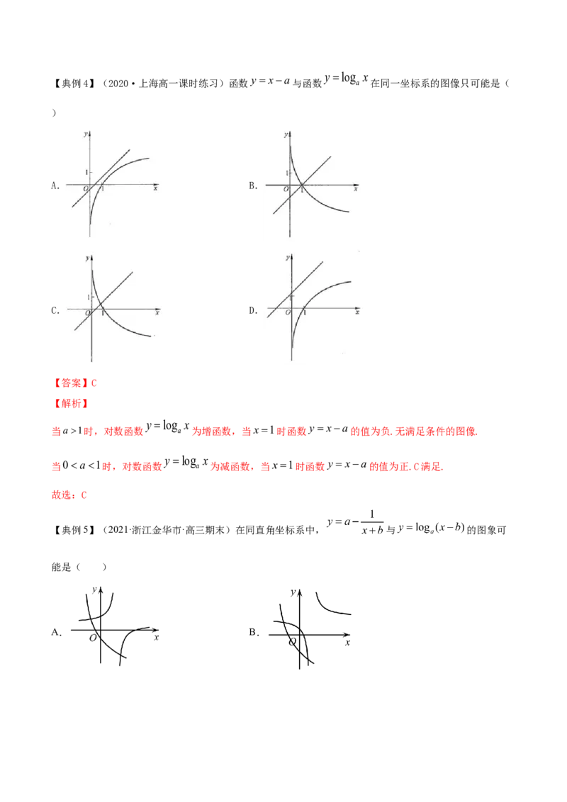 专题3.6对数与对数函数2022年高考数学一轮复习讲练测（新教材新高考）（讲）解析版_02高考数学_新高考复习资料_2022年新高考资料