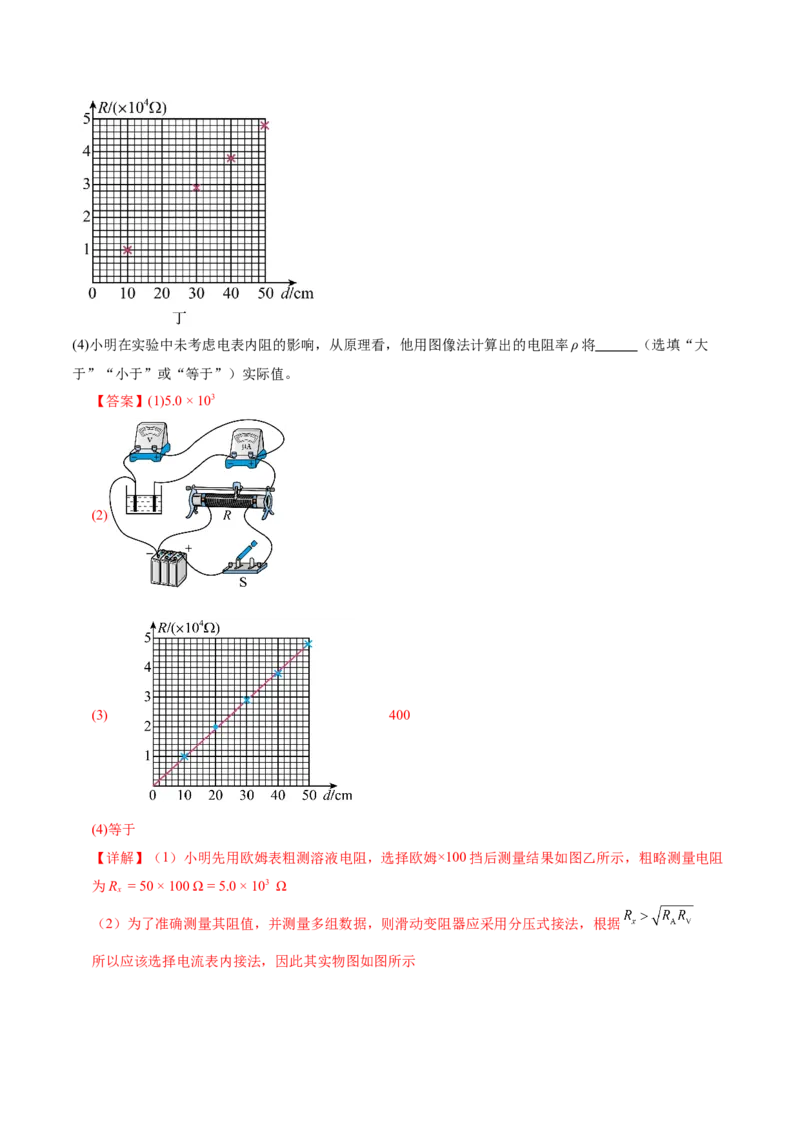 专题20电学实验（讲义）（解析版）_03高考英语_2025年新高考资料_二轮复习_01高考语文等多个文件_上好课2025年高考物理二轮复习讲练测（新高考通用）