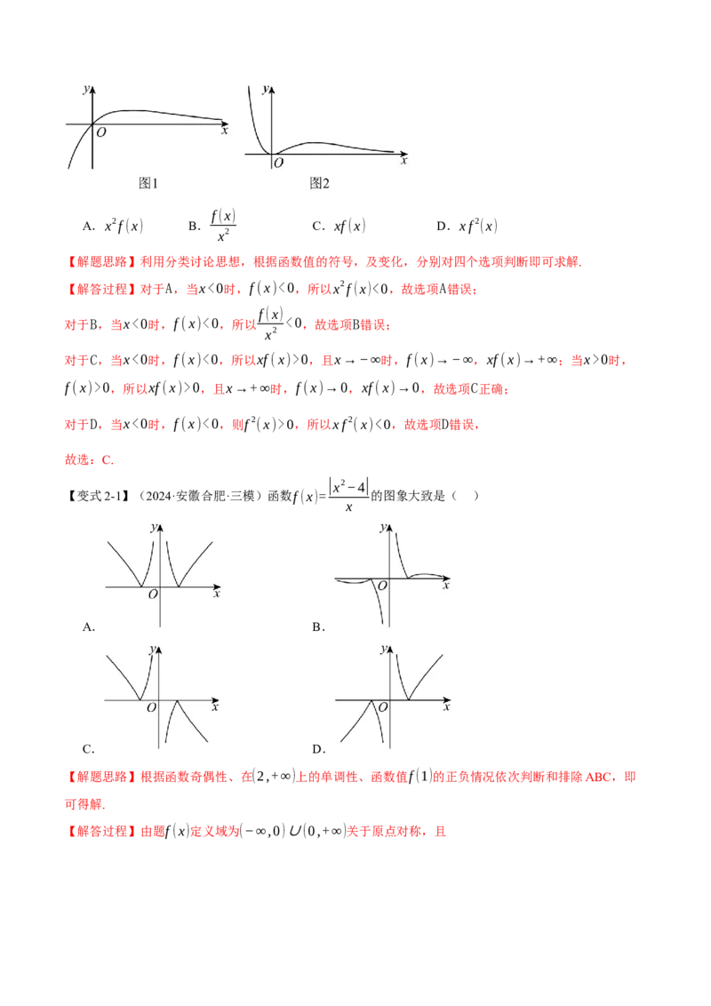 专题2.7函数图象与函数零点问题八大题型（讲义）（举一反三）（新高考专用）（解析版）_02高考数学_2025年新高考资料_二轮复习_一、热点题型篇
