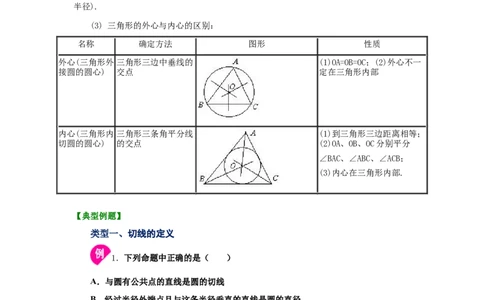 专题3.17切线长定理（知识讲解）-九年级数学下册基_北师大初中数学_9下-北师大版初中数学_05习题试卷_1课时练习_同步练习（第2套）