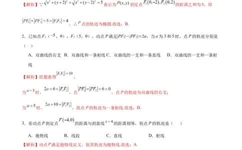 专题32圆锥曲线中的轨迹问题(解析版)_02高考数学_2024年新高考资料_3.2024专项复习_2024年新高考数学之圆锥曲线专项重难点突破练（新高考专用）