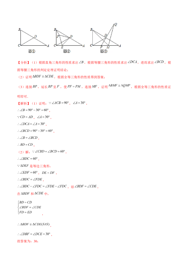 专题1.8三角形的证明与计算大题专练（重难点培优）-八年级数学下册尖子生同步培优题典（解析版）北师大版_北师大初中数学_8下-北师大版初中数学_旧版-可参考_05习题试卷