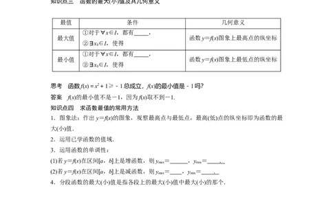 专题2.2函数的单调性与最值（原卷版）_02高考数学_新高考复习资料_2024年新高考资料_一轮复习资料_2024年高考数学一轮复习《考点&bull;题型&bull;技巧》精讲与精练高分突破系列（新高考专用）