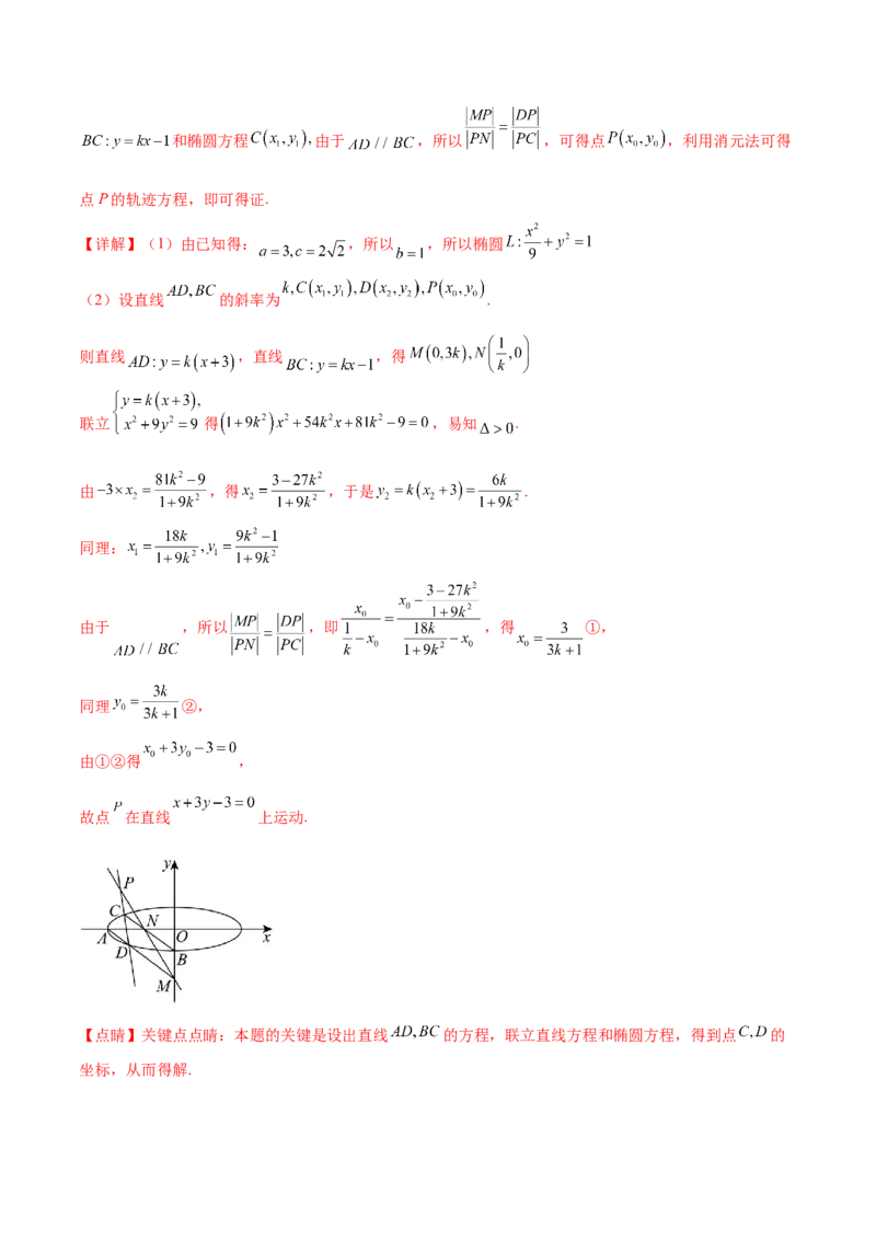 押新高考第19题A圆锥曲线综合（解答题）（解析版）_2024年新高考资料_5.2024三轮冲刺_备战2024年高考数学临考题号押题（新高考通用）323127423