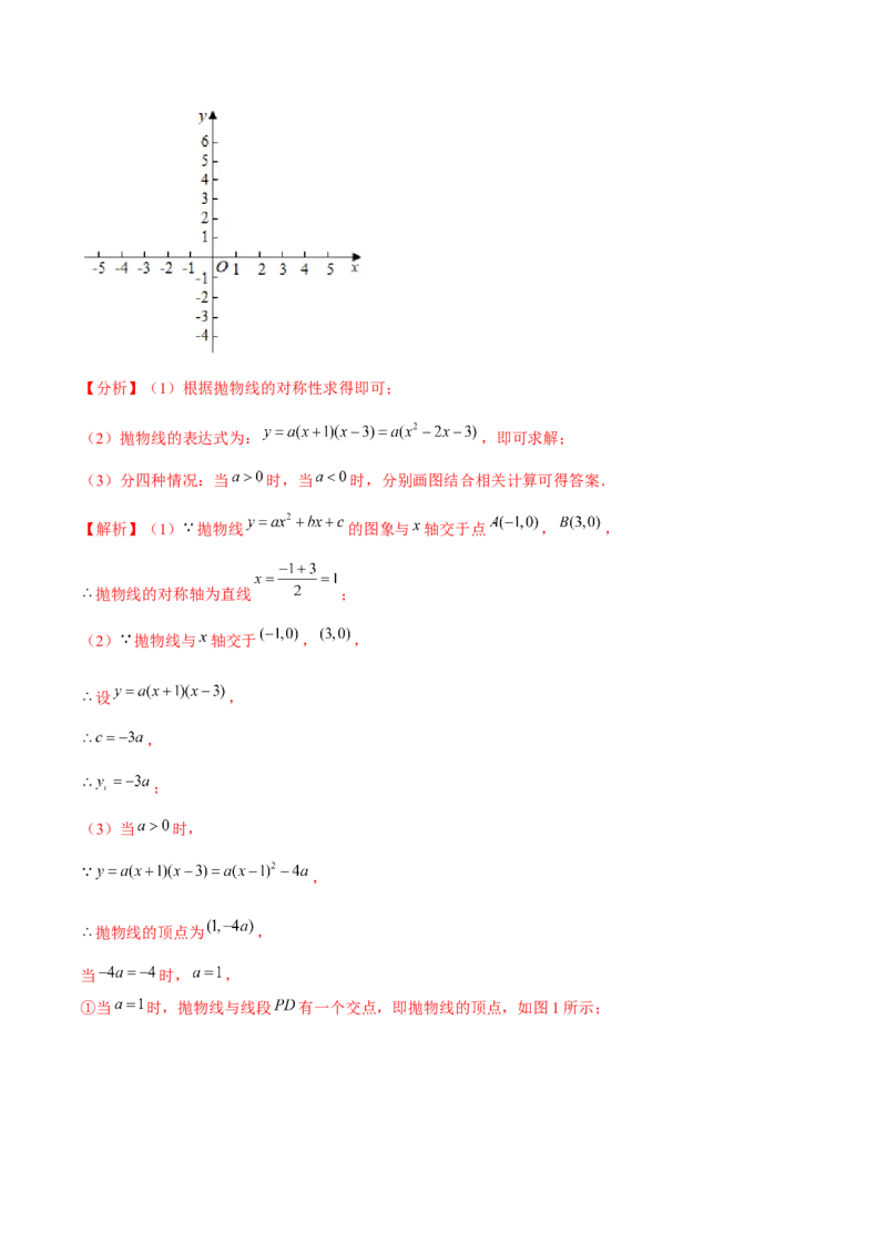 专题2.10二次函数推理计算与证明问题大题专练（重难点培优）-九年级数学下册尖子生同步培优题典（解析版）北师大版_北师大初中数学_9下-北师大版初中数学_05习题试卷_1课时练习