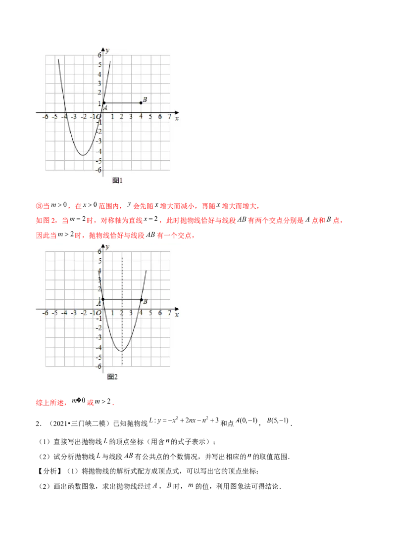 专题2.10二次函数推理计算与证明问题大题专练（重难点培优）-九年级数学下册尖子生同步培优题典（解析版）北师大版_北师大初中数学_9下-北师大版初中数学_05习题试卷_1课时练习