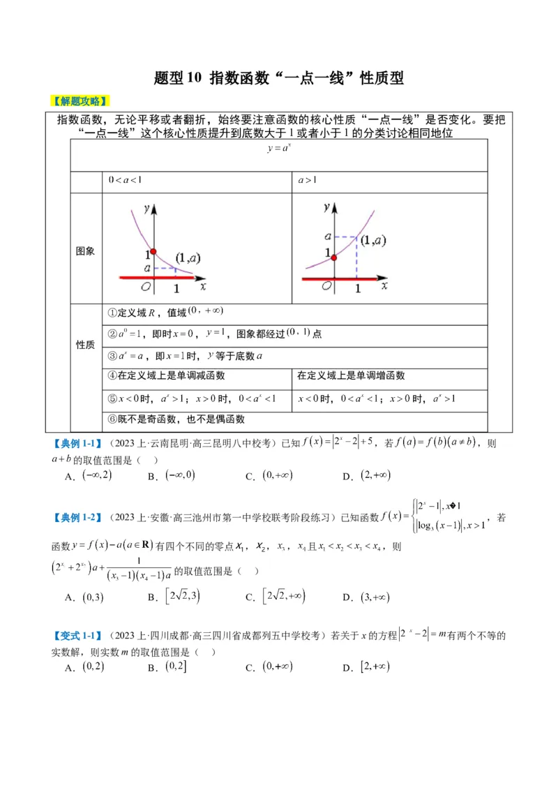 专题2-3零点与复合嵌套函数（原卷版）_02高考数学_2024年新高考资料_2.2024二轮复习_2024年高考数学二轮热点题型归纳与变式演练（新高考通用）