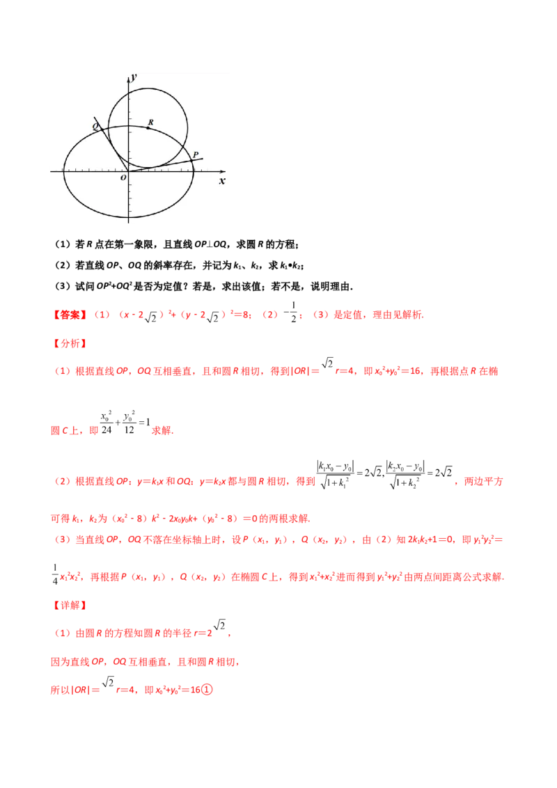 专题29圆锥曲线求定值七种类型大题100题(解析版)_02高考数学_新高考复习资料_2022年新高考资料_千题百练2022高考数学