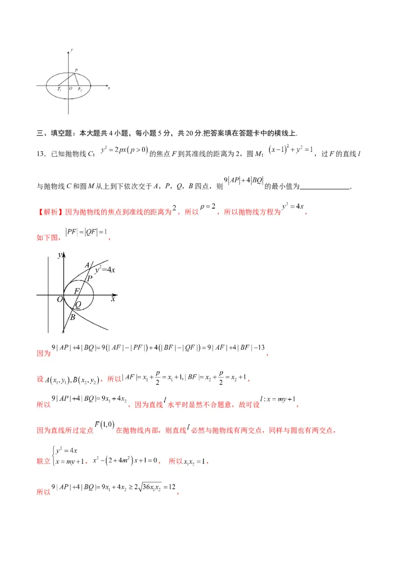 专题28圆锥曲线中的范围和最值问题(解析版)_02高考数学_2024年新高考资料_3.2024专项复习_2024年新高考数学之圆锥曲线专项重难点突破练（新高考专用）