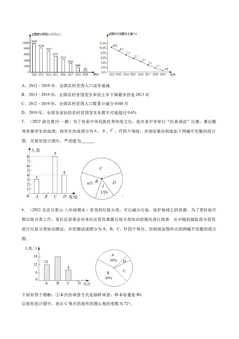 专题15数据的收集与整理重难点题型15个（原卷版）_北师大初中数学_7上-北师大版初中数学_7上-初中数学北师大（旧版）赠送_06专项讲练