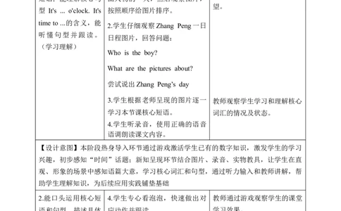 Unit3第5课时PartBLet&rsquo;slearn&Lookandsay(教学设计)英语人教PEP版四年级下册（新教材）_4下-新英语人教PEP版（2026持续更新）_01课件+教案+学习任务单+练习（更新完第4单元）_2教案