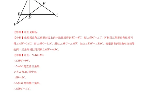 专题11相似三角形的判定方法(解析版)_北师大初中数学_9上-北师大版初中数学_06专项讲练_学霸满分2022-2023学年九年级数学上册重难点专题提优训练（北师大版）