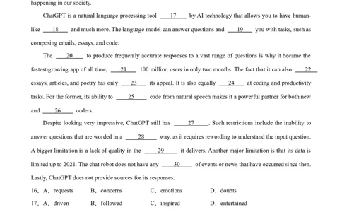 专题26完形填空说明文-2024年新高考英语一轮复习练小题刷大题提能力（解析版）_03高考英语_新高考复习资料_2024年新高考资料_一轮复习资料_第二部分刷大题_阅读+完形填空+语法填空