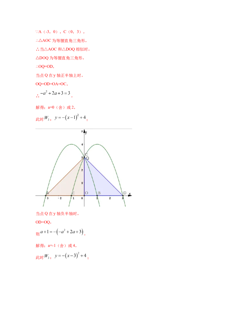 专题2.15二次函数y=ax&sup2;+bx+c(a&ne;0)的图像与性质（专项练习2_北师大初中数学_9下-北师大版初中数学_05习题试卷_1课时练习_同步练习（第2套）
