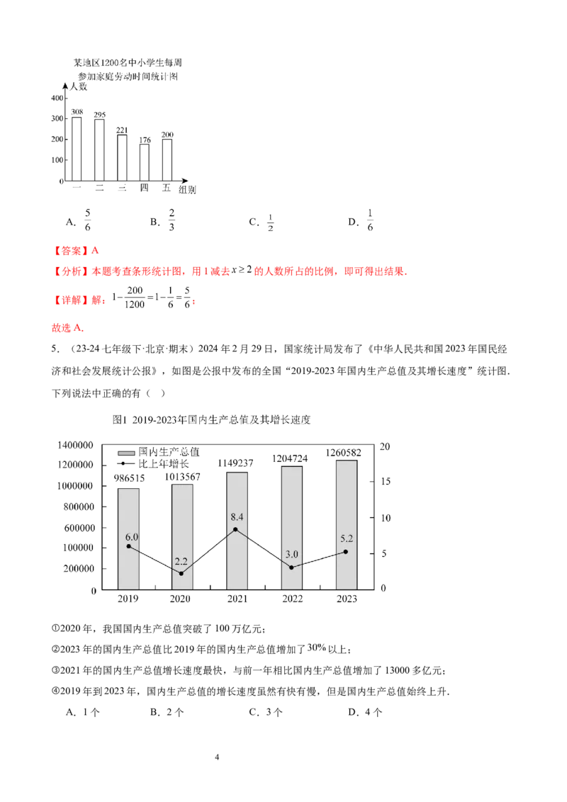 专题10数据的表示法21考点复习指南（讲+练）（解析版）_北师大初中数学_7上-北师大版初中数学_7上-初中数学北师大（2024新版）持续更新_05讲义练习