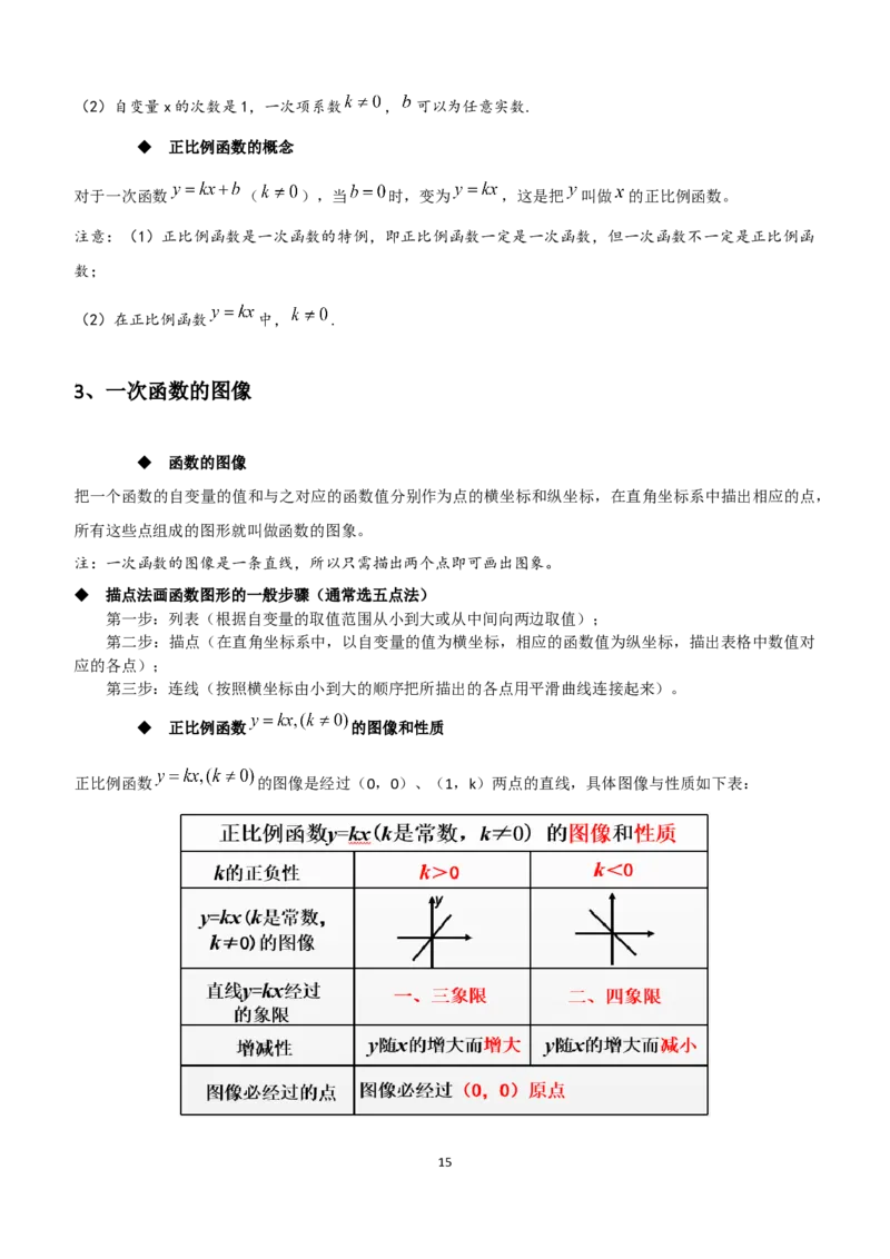 北师大数学8上知识点_北师大初中数学_8上-北师大版初中数学_旧版_07知识点总结