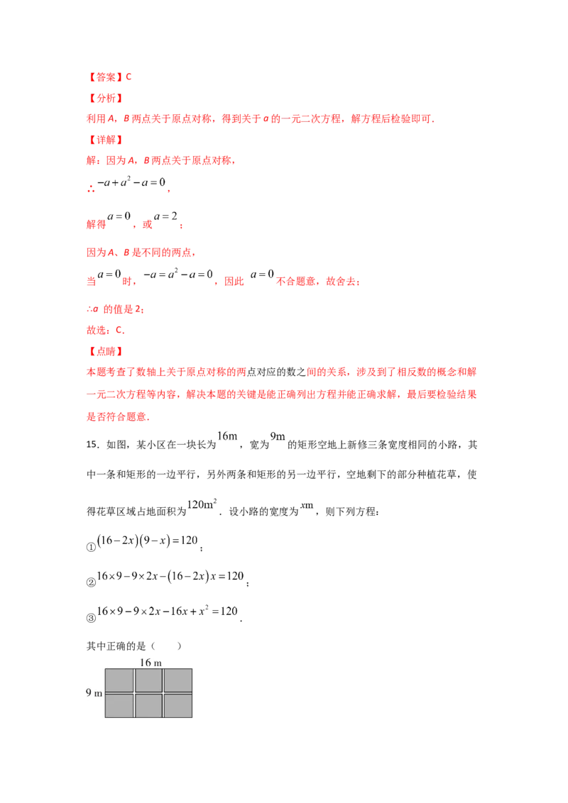专题17一元二次方程的应用(重难题型)(解析版)_北师大初中数学_9上-北师大版初中数学_06专项讲练