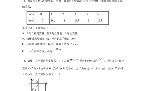 专题5.22二元一次方程（组）与一次函数（专项练习）（巩固篇）-2021-2022学年八年级数学上册基础知识专项讲练（北师大版）_北师大初中数学_8上-北师大版初中数学_旧版_06专项讲练