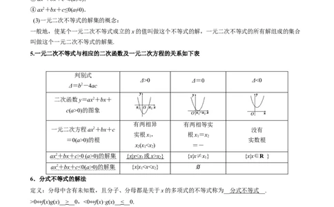 专题2.1不等式的性质及常见不等式解法2022年高考数学一轮复习讲练测（新教材新高考）（讲）解析版_02高考数学_新高考复习资料_2022年新高考资料