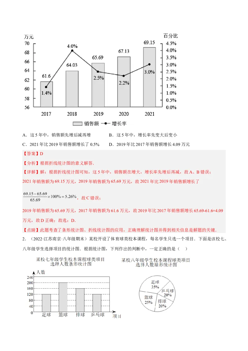 专题15数据的收集与整理重难点题型15个（解析版）_北师大初中数学_7上-北师大版初中数学_7上-初中数学北师大（旧版）赠送_06专项讲练