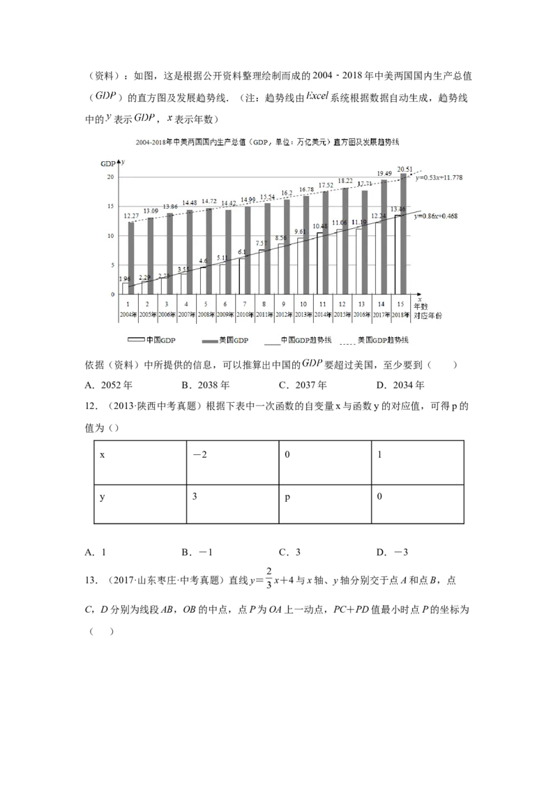 专题5.29《二元一次方程组》中考真题专练（基础篇）（专项练习）-2021-2022学年八年级数学上册基础知识专项讲练（北师大版）_北师大初中数学_8上-北师大版初中数学_旧版_06专项讲练