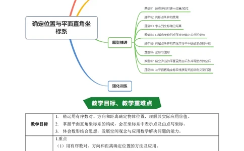 专题3.1确定位置与平面直角坐标系（高效培优讲义）（学生版）_北师大初中数学_8上-北师大版初中数学_初中数学北师大8上-2025秋季新版_第二套推荐25_08专项讲练