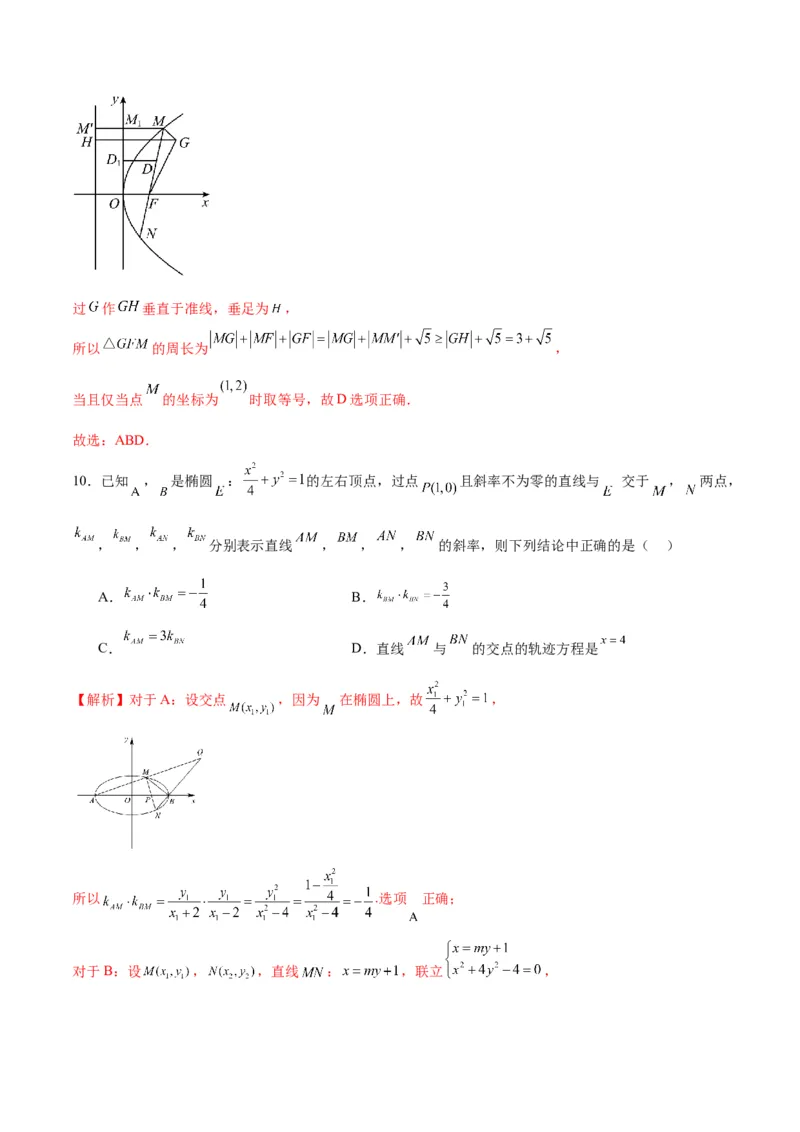 专题30圆锥曲线中的定值问题(解析版)_02高考数学_2024年新高考资料_3.2024专项复习_2024年新高考数学之圆锥曲线专项重难点突破练（新高考专用）
