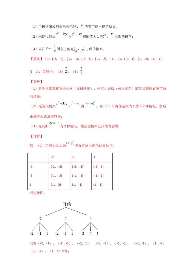 专题42反比例函数的图象(基础题型)(解析版)_北师大初中数学_9上-北师大版初中数学_06专项讲练_满分攻略2022-2023学年九年级数学上册《基础题型+重难题型》高分突破系列（北师大版）
